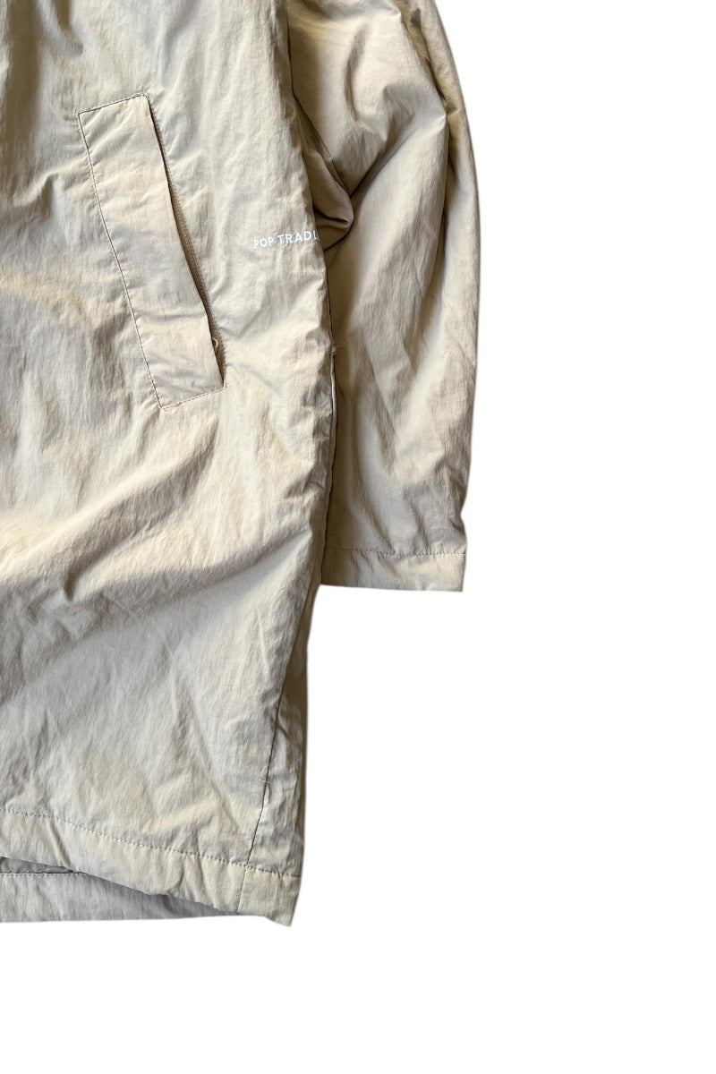3M THINSULATE NYLON PUFF COAT / BEIGE [SIZE: XL USED]