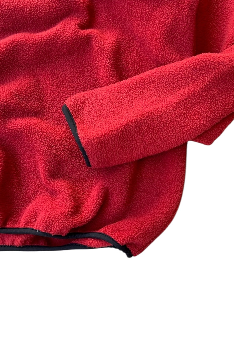 MADE IN USA 90'S FLEECE SWEATSHIRT / RED [SIZE: M USED]