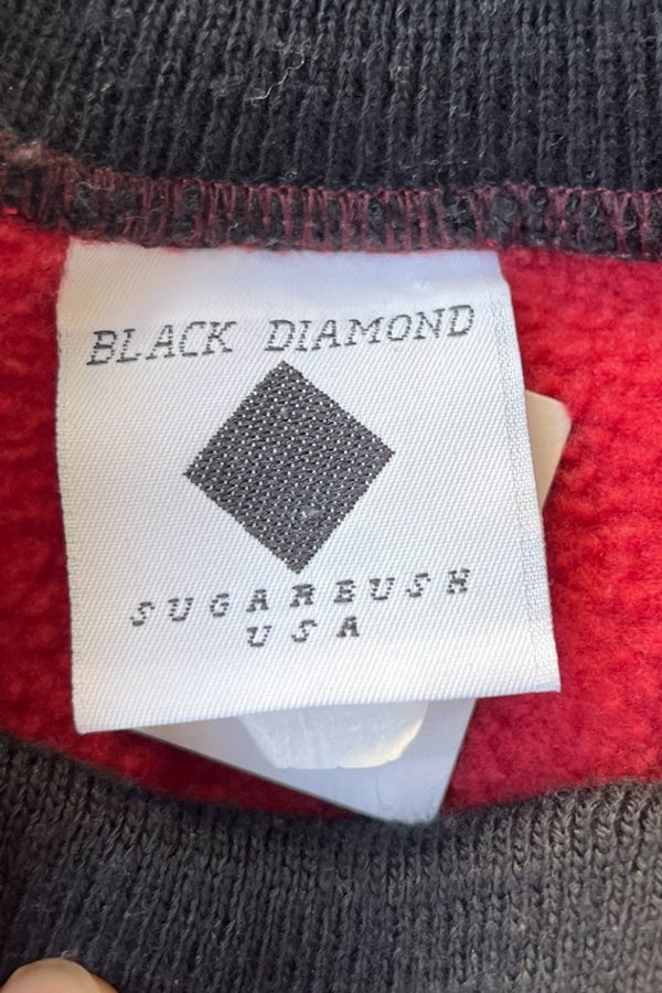 MADE IN USA 90'S FLEECE SWEATSHIRT / RED [SIZE: M USED]