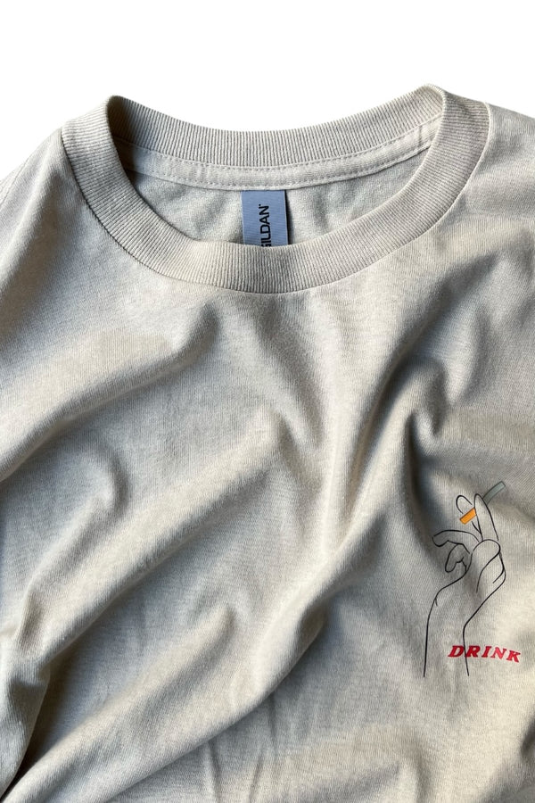 LARRY JOHNSON DRINK TICKET TEE / OFF WHITE [NEW][Japan Exclusive Model]