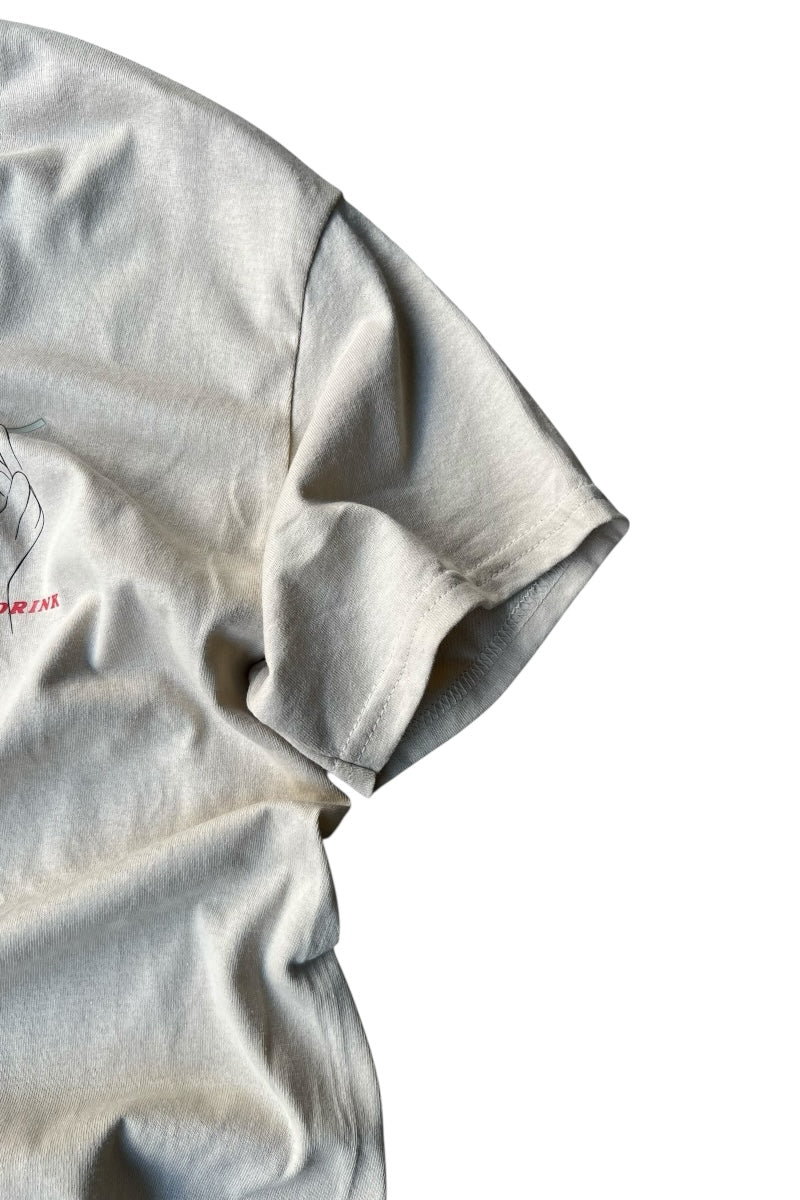 LARRY JOHNSON DRINK TICKET TEE / OFF WHITE [NEW][Japan Exclusive Model]
