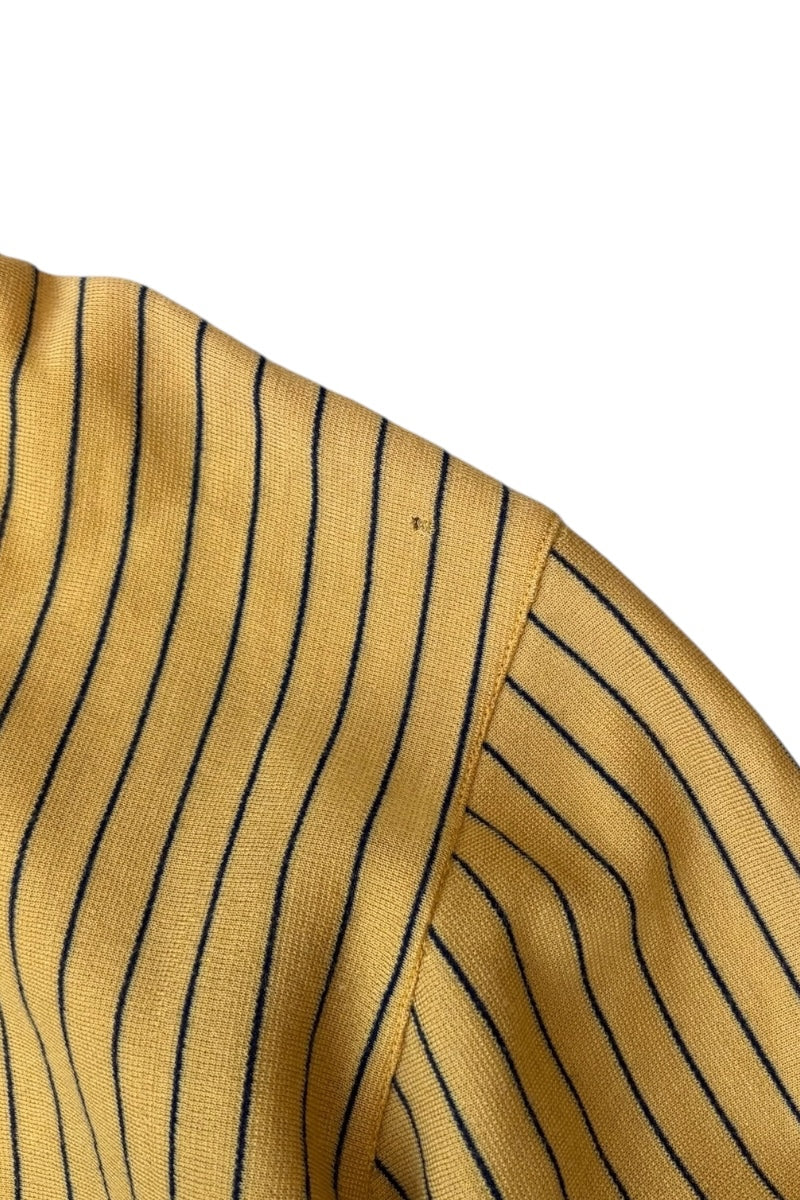 70'S V-NECK POCKETED SWEATSHIRT / STRIPE [SIZE: S USED]