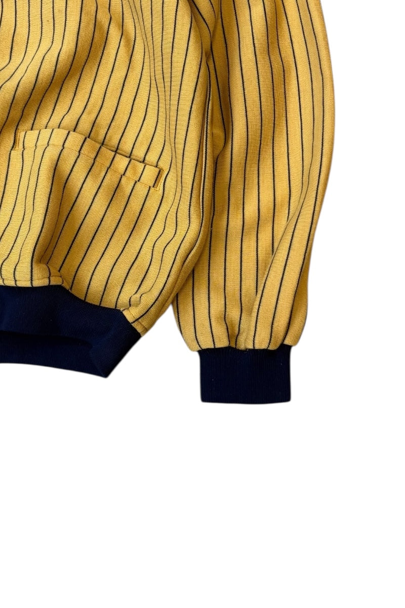 70'S V-NECK POCKETED SWEATSHIRT / STRIPE [SIZE: S USED]