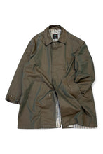 画像をギャラリービューアに読み込む, MADE IN FRANCE 80&#39;S SOLARO FABRIC BALMACAAN COAT / KHAKI [SIZE: 46 USED]
