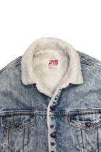 画像をギャラリービューアに読み込む, MADE IN USA 80'S 3RD TYPE BOA DENIM JACKET / INDIGO [SIZE: M USED]
