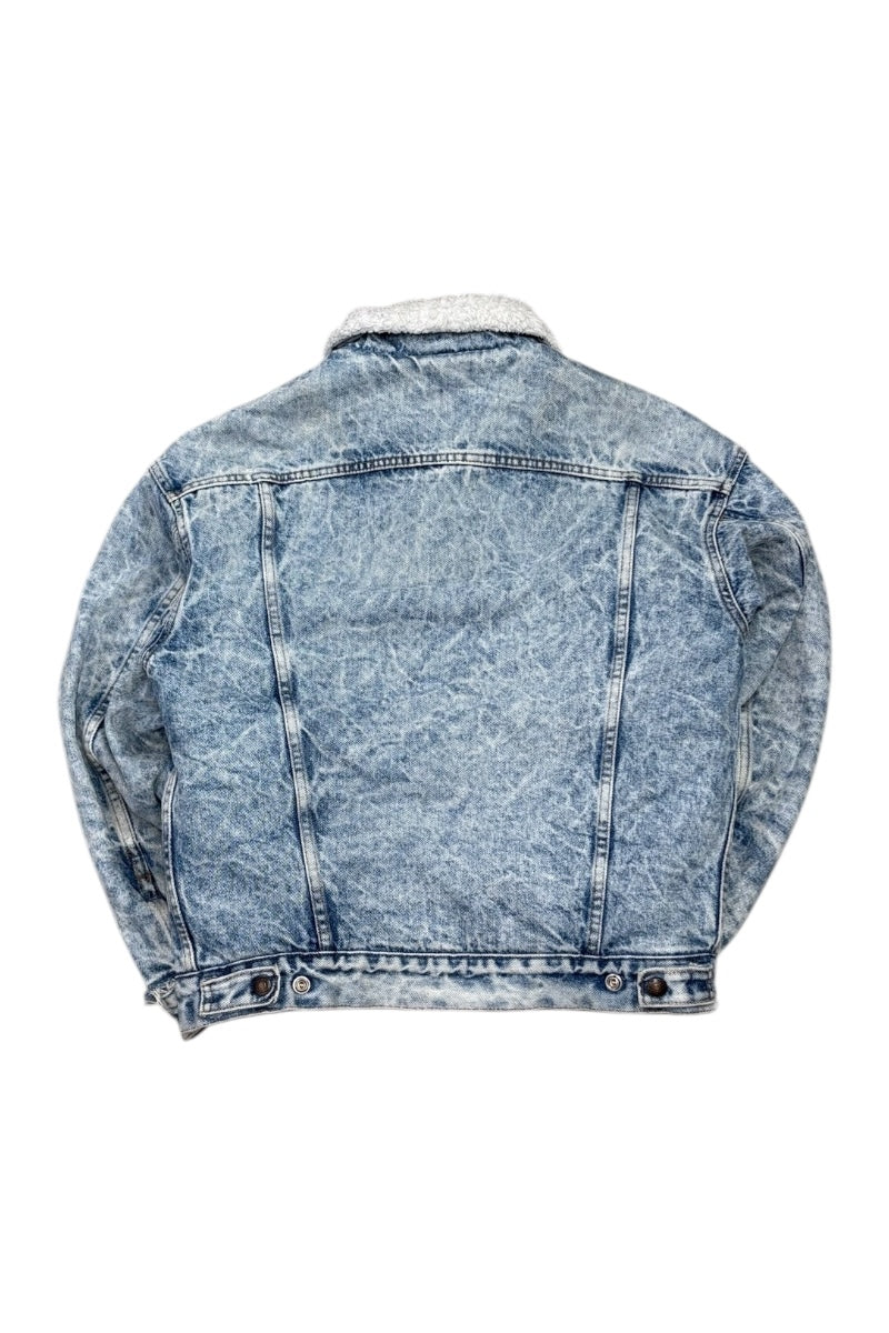 MADE IN USA 80'S 3RD TYPE BOA DENIM JACKET / INDIGO [SIZE: M USED]