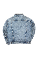 画像をギャラリービューアに読み込む, MADE IN USA 80'S 3RD TYPE BOA DENIM JACKET / INDIGO [SIZE: M USED]
