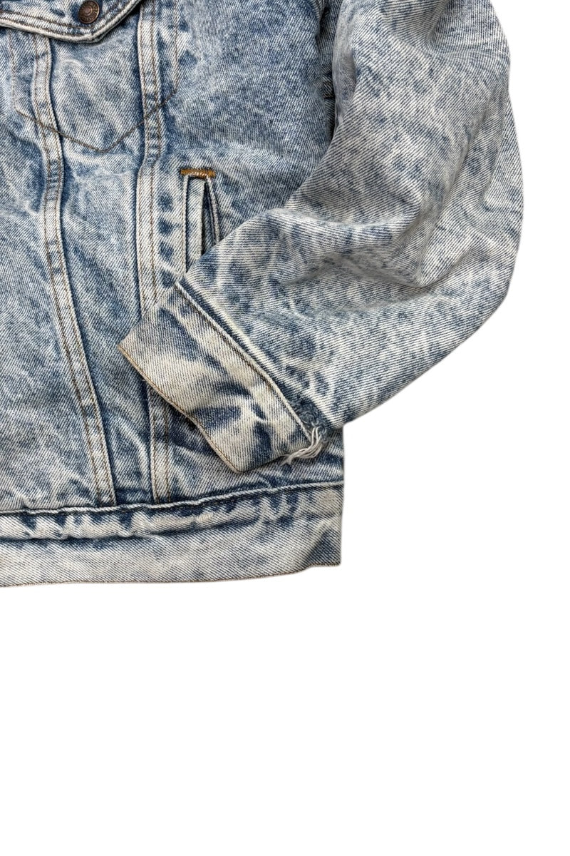 MADE IN USA 80'S 3RD TYPE BOA DENIM JACKET / INDIGO [SIZE: M USED]