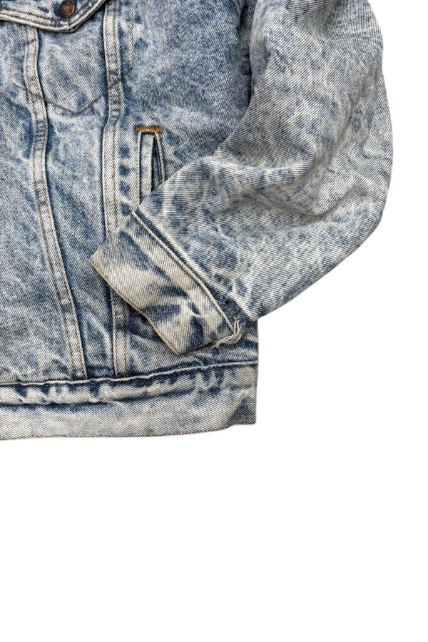MADE IN USA 80'S 3RD TYPE BOA DENIM JACKET / INDIGO [SIZE: M USED]