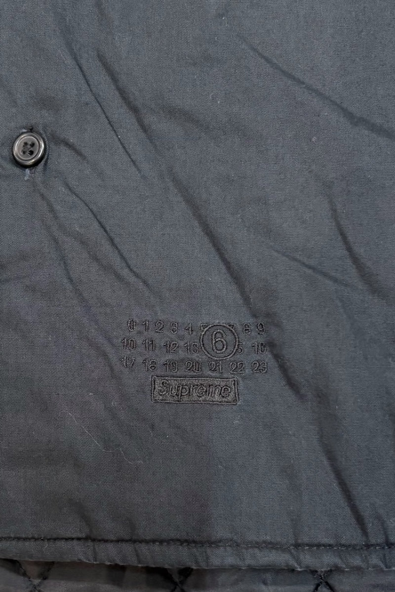24SS PADDED SHIRT JACKET / BLACK [SIZE: 48 USED]