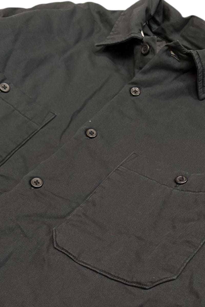 24SS PADDED SHIRT JACKET / BLACK [SIZE: 48 USED]