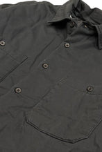 画像をギャラリービューアに読み込む, 24SS PADDED SHIRT JACKET / BLACK [SIZE: 48 USED]
