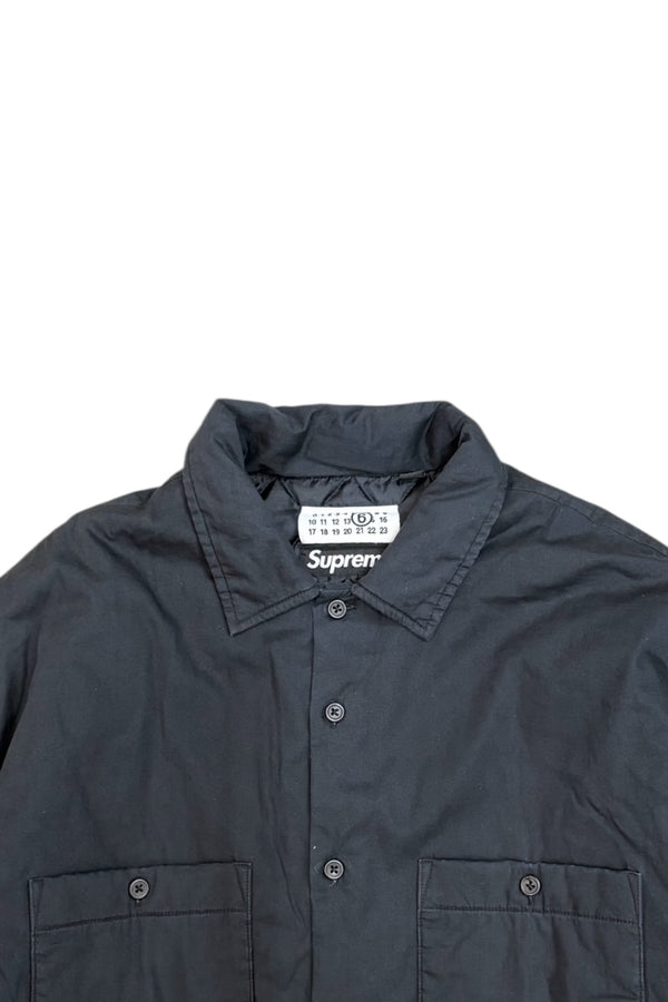 24SS PADDED SHIRT JACKET / BLACK [SIZE: 48 USED]