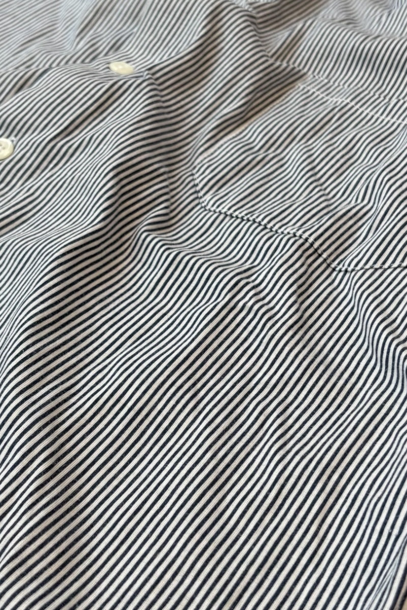 80-94'S L/S STRIPE SHIRT / WHITE [SIZE: M USED]