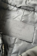 画像をギャラリービューアに読み込む, MADE IN ITALY NYLON PUFF JACKET / BLACK [SIZE: 40 USED]
