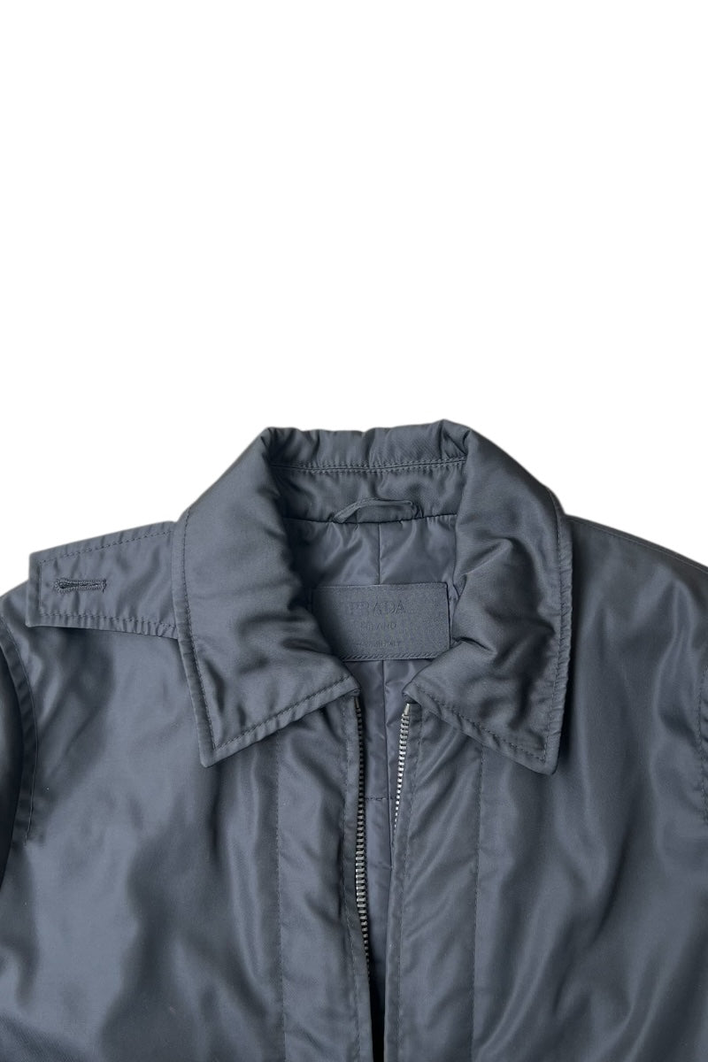 MADE IN ITALY NYLON PUFF JACKET / BLACK [SIZE: 40 USED]