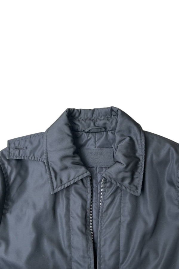 MADE IN ITALY NYLON PUFF JACKET / BLACK [SIZE: 40 USED]