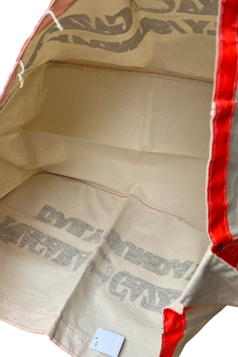 80'S NIAGARA GAZETTE NEWSPAPER BAG / WHITE [SIZE: ONE SIZE DEADSTOCK/NOS]