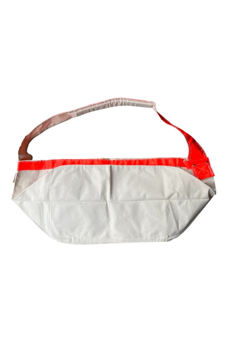 80'S NIAGARA GAZETTE NEWSPAPER BAG / WHITE [SIZE: ONE SIZE DEADSTOCK/NOS]