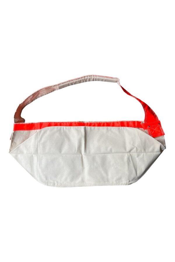 80'S NIAGARA GAZETTE NEWSPAPER BAG / WHITE [SIZE: ONE SIZE DEADSTOCK/NOS]