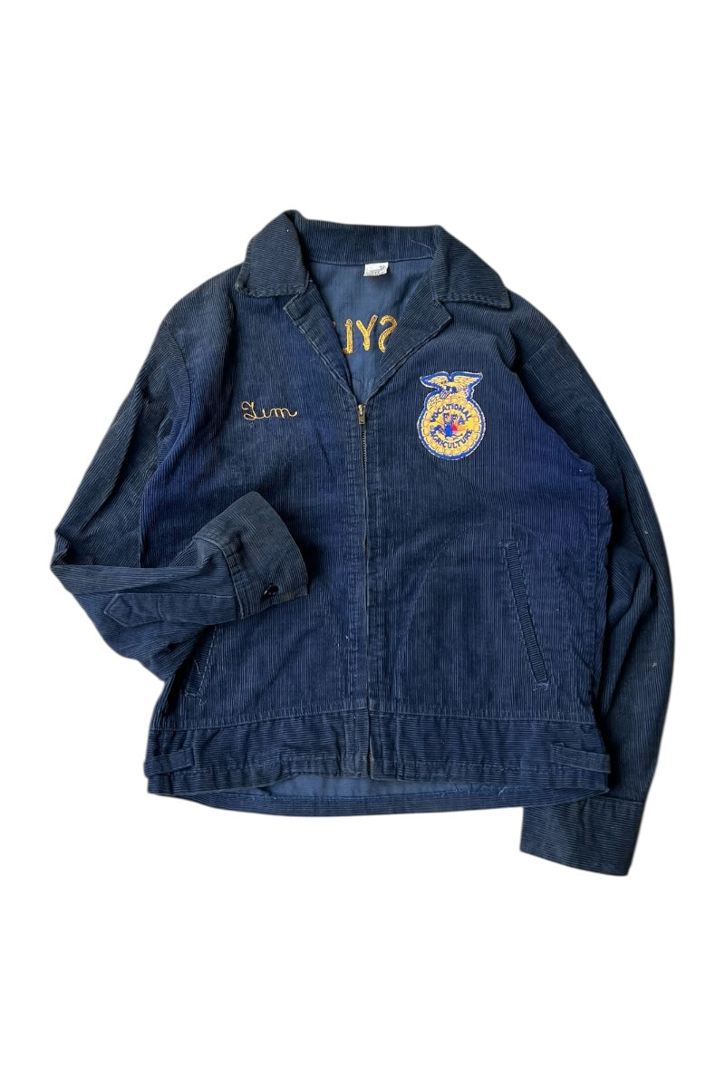 70'S FFA JACKET LOT100 PENNSYLVANIA / NAVY [SIZE: 38 USED]
