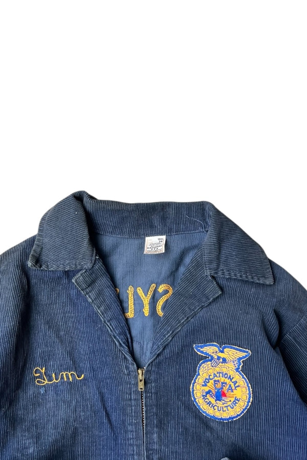 70'S FFA JACKET LOT100 PENNSYLVANIA / NAVY [SIZE: 38 USED]