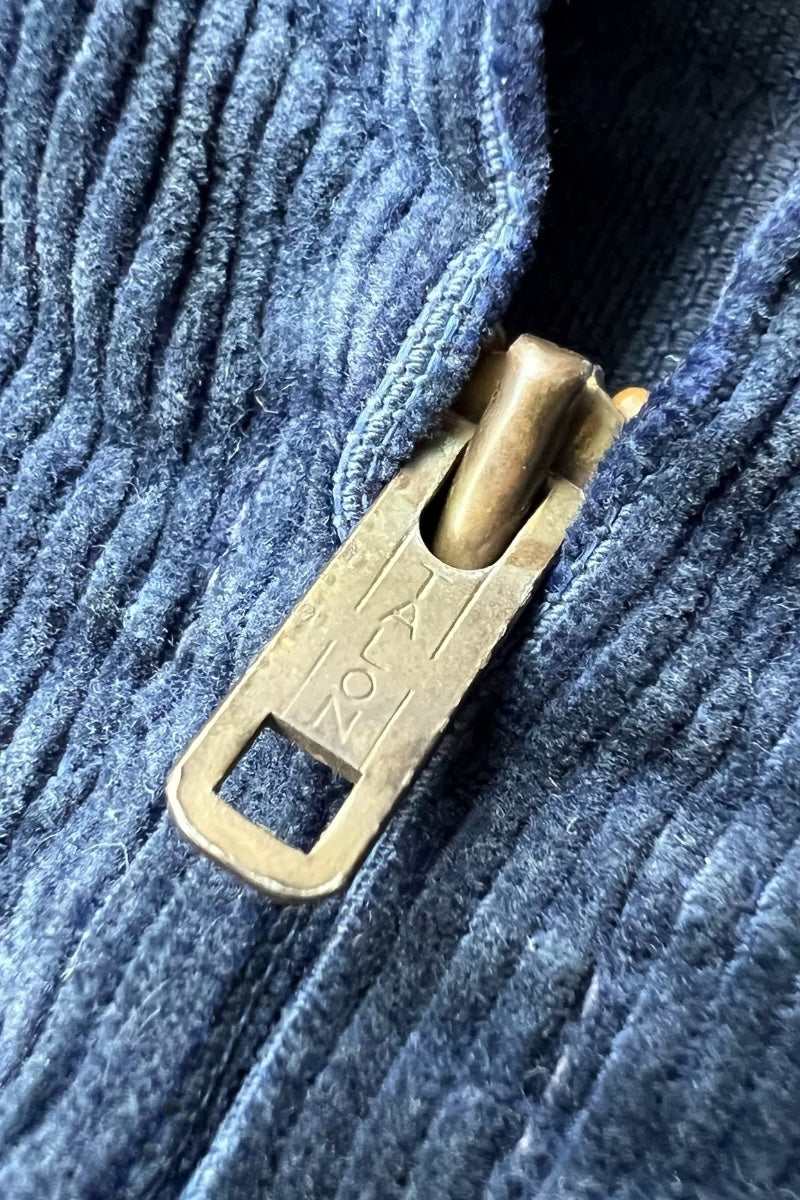 50-70'S FFA CORDUROY JACKET / NAVY [SIZE: M USED]