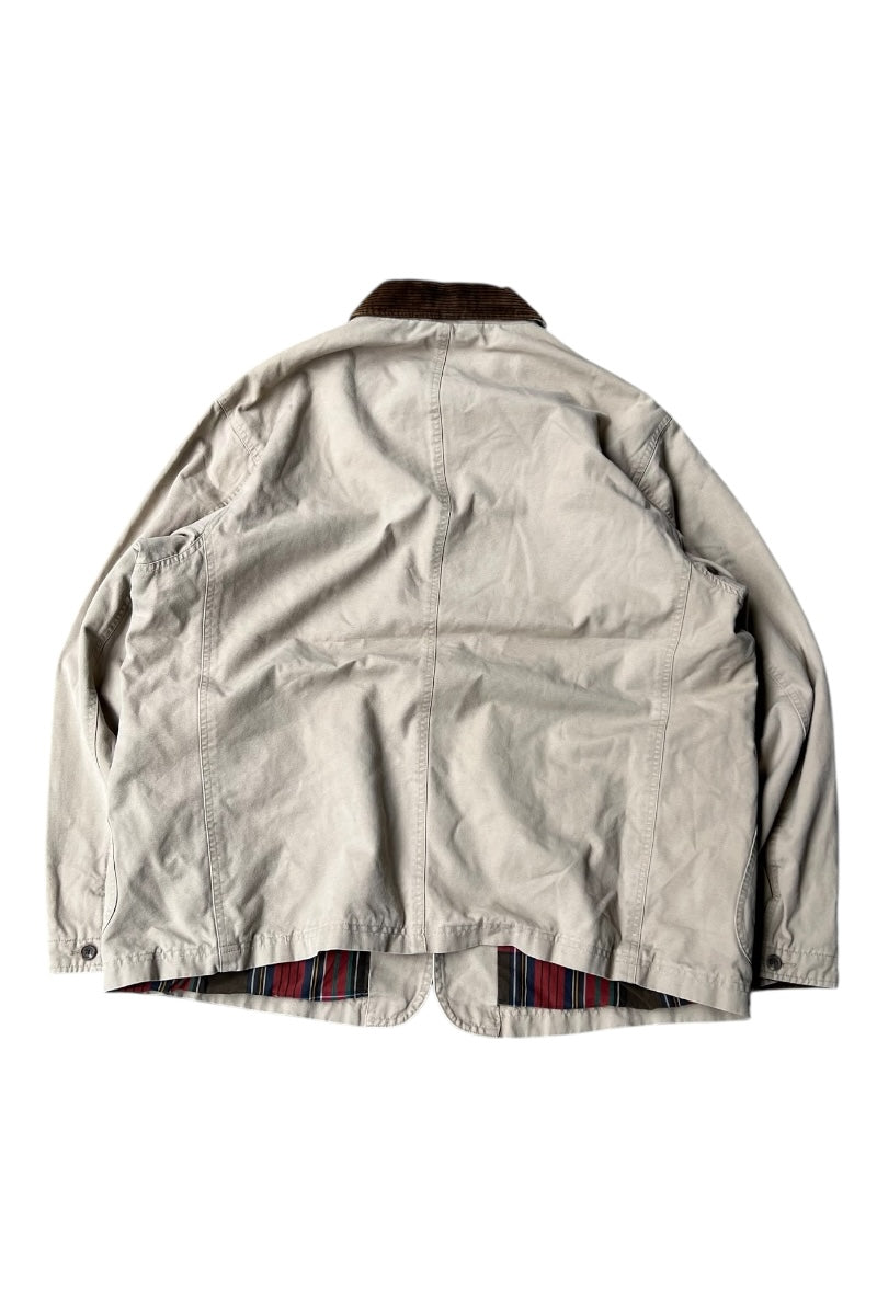 90'S HUNTING JACKET / BEIGE [SIZE: L USED]