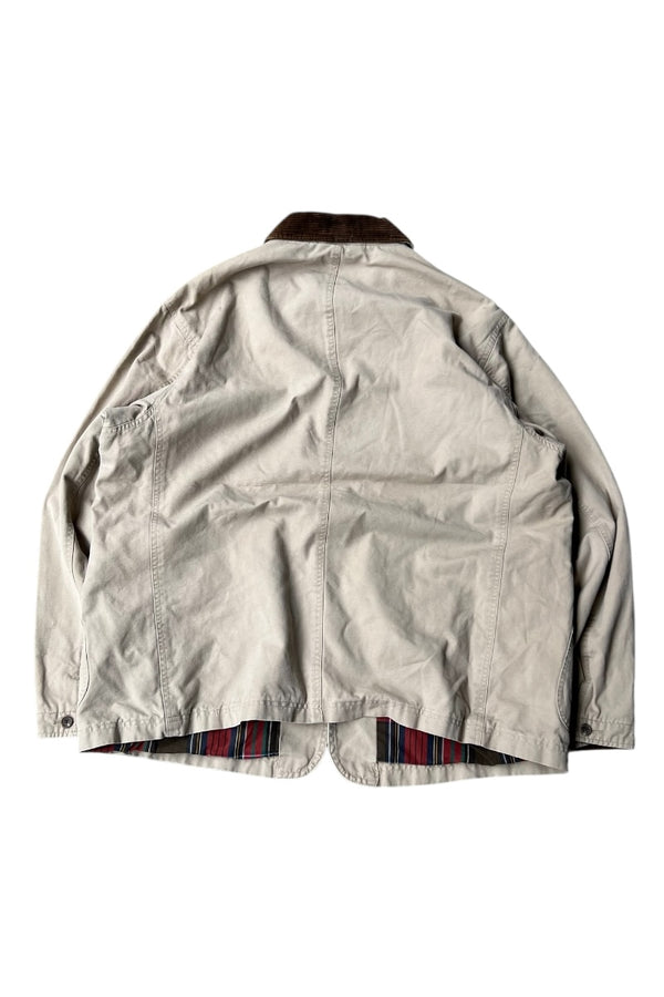 90'S HUNTING JACKET / BEIGE [SIZE: L USED]