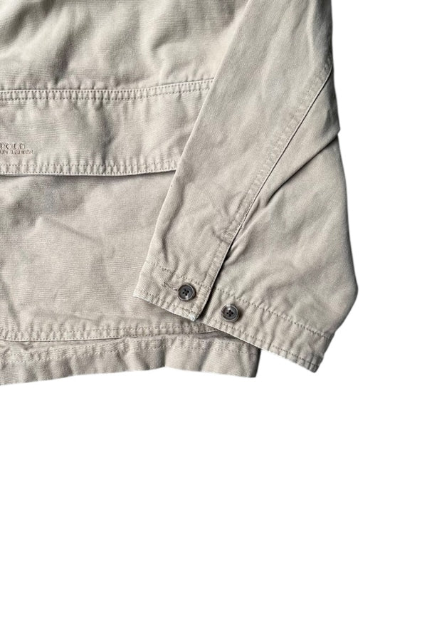 90'S HUNTING JACKET / BEIGE [SIZE: L USED]