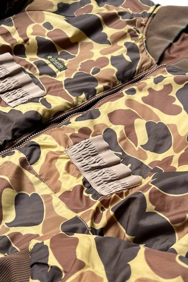 90'S REVERSIBLE NYLON PUFF JACKET / CAMO [SIZE: XL USED]