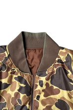画像をギャラリービューアに読み込む, 90&#39;S REVERSIBLE NYLON PUFF JACKET / CAMO [SIZE: XL USED]
