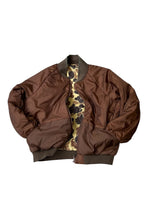 画像をギャラリービューアに読み込む, 90&#39;S REVERSIBLE NYLON PUFF JACKET / CAMO [SIZE: XL USED]
