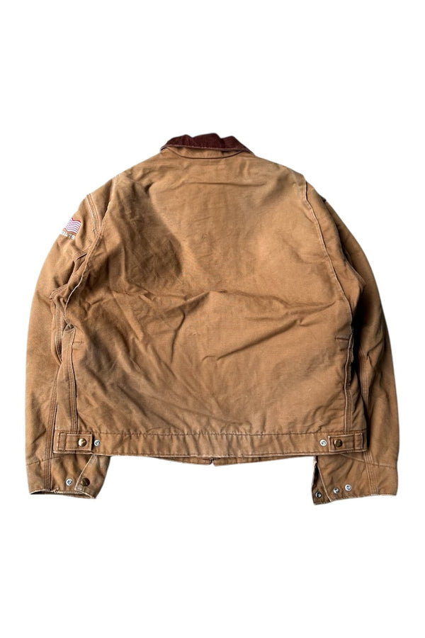 MADE IN USA 13'S DUCK DETROIT JACKET W/BLANKET LINER / BEIGE [SIZE: XL USED]