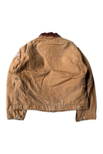 画像をギャラリービューアに読み込む, MADE IN USA 13&#39;S DUCK DETROIT JACKET W/BLANKET LINER / BEIGE [SIZE: XL USED]
