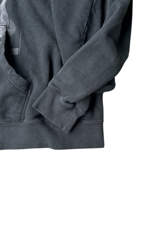 Y2K EARLY 00'S EMINEM MUSIC ZIP HOODIE SWEATSHIRT / BLACK [SIZE: 2XL USED]