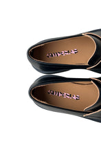 画像をギャラリービューアに読み込む, LEATHER LOAFERS / BLACK [SIZE: 40 (26cm相当) USED]
