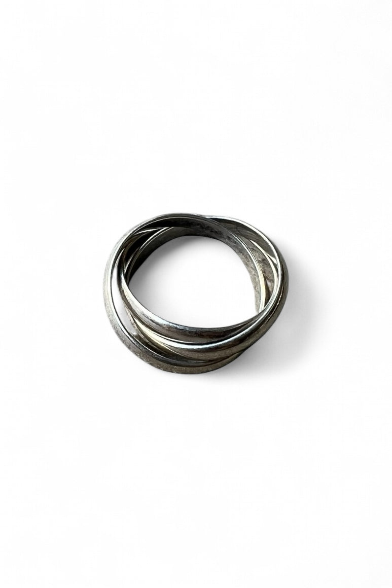 925 SILVER 3 RINGS / SILVER  [SIZE: 11号 USED]