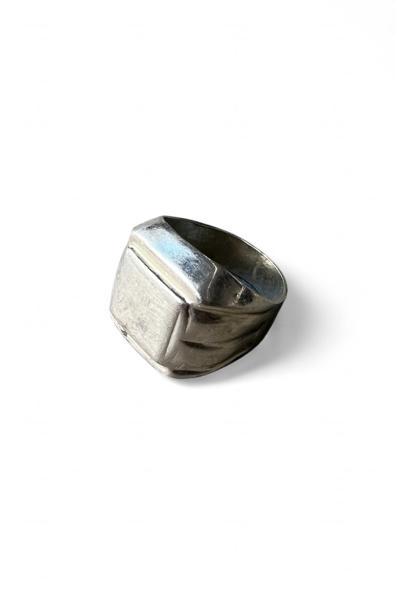 925 SILVER RING / SILVER  [SIZE: 17号相当 USED]