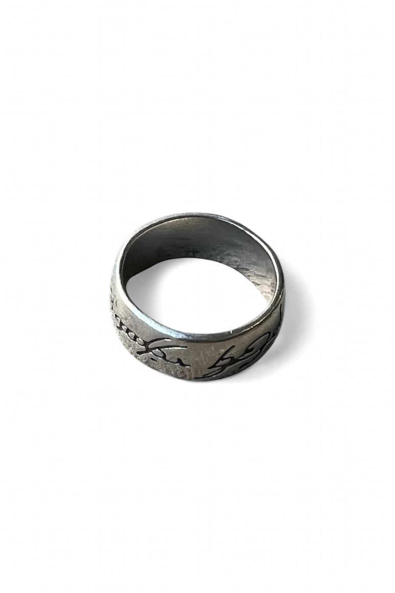 MADE IN MEXICO 925 SILVER RING / SILVER  [SIZE: 22号相当 USED]