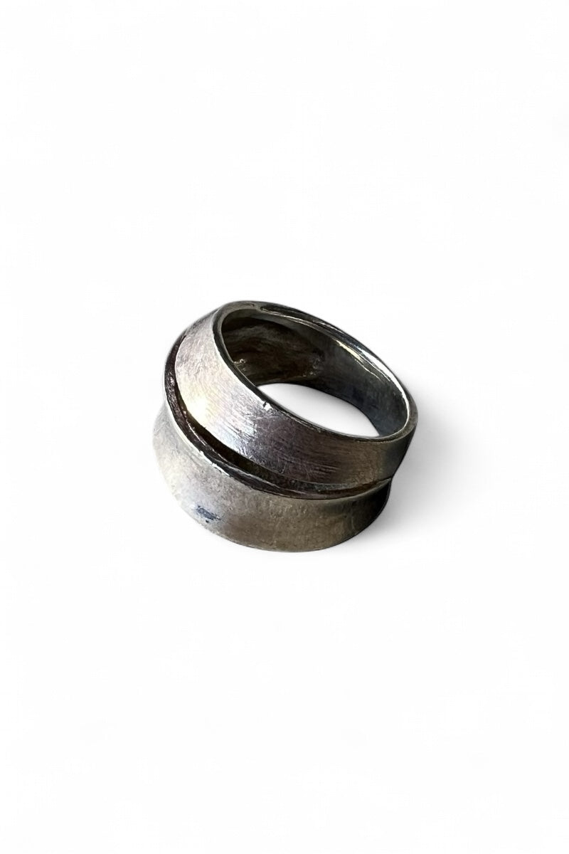 925 SILVER RING / SILVER  [SIZE: 15号相当 USED]