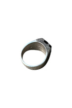 画像をギャラリービューアに読み込む, MADE IN MEXICO 925 SILVER RING W/ONYX / SILVER  [SIZE: 20号相当 USED]
