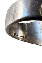 画像をギャラリービューアに読み込む, MADE IN MEXICO 925 SILVER RING W/MALACHITE / SILVER  [SIZE: 17号相当 USED]
