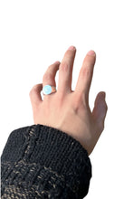 画像をギャラリービューアに読み込む, 925 SILVER SIGNET RING / SILVER  [SIZE: 14号相当 USED]
