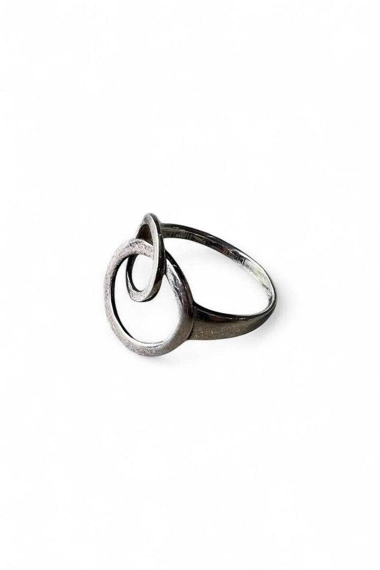 925 SILVER RING / SILVER  [SIZE: 20号相当 USED]