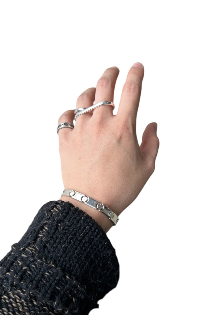 925 SILVER BRACELET W/BRASS / SILVER [SIZE: ONE SIZE USED]