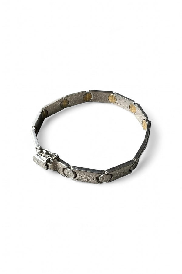 925 SILVER BRACELET W/BRASS / SILVER [SIZE: ONE SIZE USED]