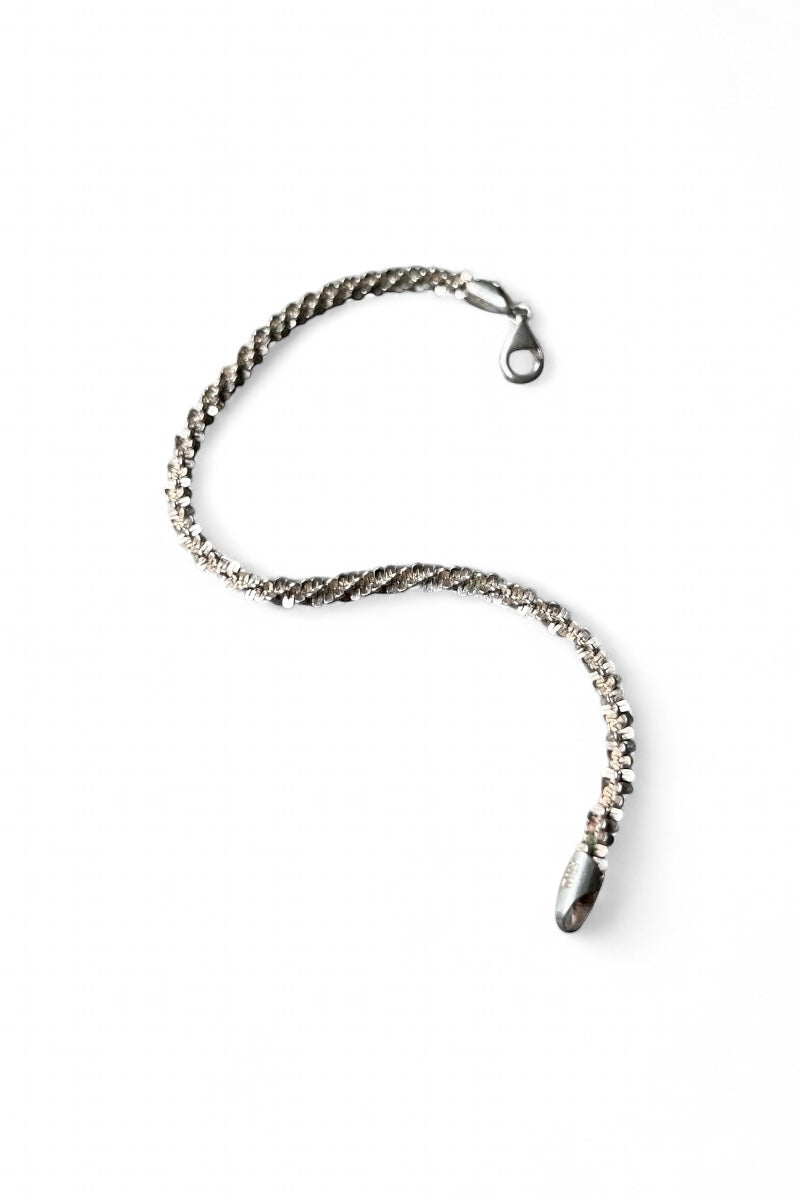 MADE IN ITALY 925 SILVER BRACELET / SILVER [SIZE: ONE SIZE USED]