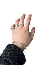 画像をギャラリービューアに読み込む, MADE IN ITALY 925 SILVER BRACELET / SILVER [SIZE: ONE SIZE USED]
