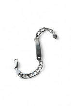 画像をギャラリービューアに読み込む, MADE IN ITALY 925 SILVER ID BRACELET / SILVER [SIZE: ONE SIZE USED]
